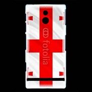 Coque Sony Xperia P Drapeau Georgie