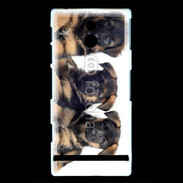 Coque Sony Xperia P Chiots Berger Allemand