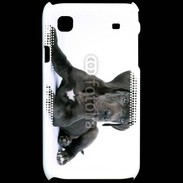 Coque Samsung Galaxy S Dogue allemand noir