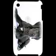 Coque iPhone 3G / 3GS Dogue allemand noir
