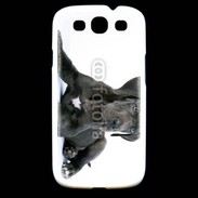 Coque Samsung Galaxy S3 Dogue allemand noir