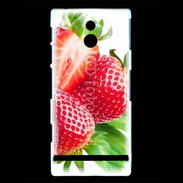 Coque Sony Xperia P Envie de fraise
