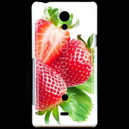 Coque Sony Xperia T Envie de fraise