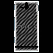 Coque SONY Xperia U Fibres de carbone
