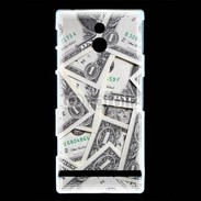 Coque Sony Xperia P Billet de banque en folie