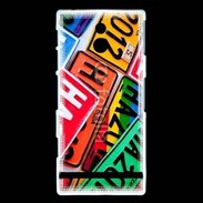 Coque Sony Xperia P Plaque d'immatriculation