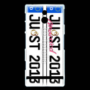 Coque Sony Xperia P Plaque Just maried
