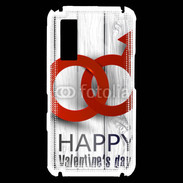 Coque Samsung Player One Saint valentin sur fond bois
