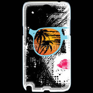 Coque Samsung Galaxy Note 2 Femme à lunette