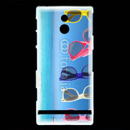 Coque Sony Xperia P Lunettes en vacances