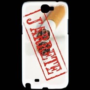 Coque Samsung Galaxy Note 2 J'arrête de fumer
