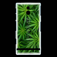Coque Sony Xperia P Feuilles de marijuana