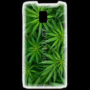 Coque LG P990 Feuilles de marijuana