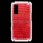 Coque Samsung Player One Effet crocodile rouge