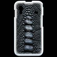 Coque Samsung ACE S5830 Effet crocodile noir