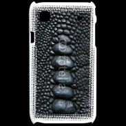 Coque Samsung Galaxy S Effet crocodile noir