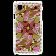 Coque Samsung Galaxy S Ensemble floral Vert et rose