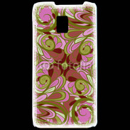 Coque LG P990 Ensemble floral Vert et rose