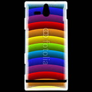 Coque SONY Xperia U Effet Raimbow