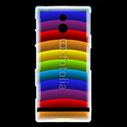 Coque Sony Xperia P Effet Raimbow