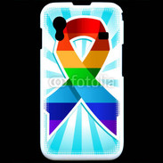 Coque Samsung ACE S5830 Rainbow Pride Ribbon