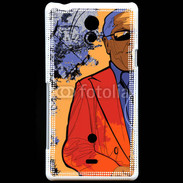 Coque Sony Xperia T Joueur de Saxophone