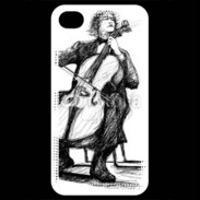 Coque iPhone 4 / iPhone 4S Violonceliste