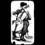Coque Samsung Galaxy Note 2 Violonceliste