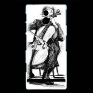 Coque Sony Xperia P Violonceliste