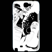Coque Samsung Galaxy Note 2 Chanteuse de Jazz
