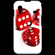 Coque Samsung ACE S5830 Jeu de dés rouges