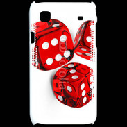 Coque Samsung Galaxy S Jeu de dés rouges