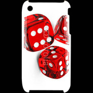 Coque iPhone 3G / 3GS Jeu de dés rouges