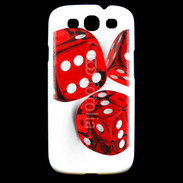 Coque Samsung Galaxy S3 Jeu de dés rouges