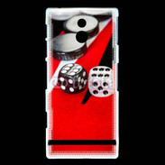Coque Sony Xperia P Backgammon