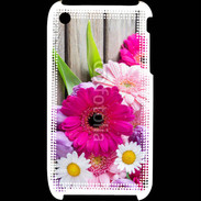Coque iPhone 3G / 3GS Bouquet de fleur sur bois