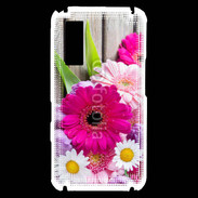 Coque Samsung Player One Bouquet de fleur sur bois