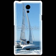 Coque Sony Xperia T Catamaran en mer