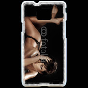 Coque Samsung Galaxy S2 Brune sexy