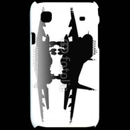 Coque Samsung Galaxy S Silhouette avion de chasse