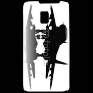 Coque LG P990 Silhouette avion de chasse