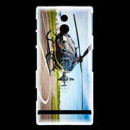 Coque Sony Xperia P Hélicoptère 1