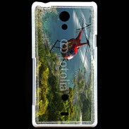 Coque Sony Xperia T Hélicoptère R44
