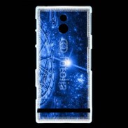 Coque Sony Xperia P Astrologie bleue