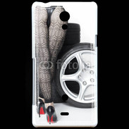 Coque Sony Xperia T Pneu sexy