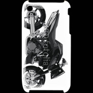 Coque iPhone 3G / 3GS Tuning moto noire