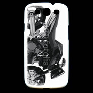 Coque Samsung Galaxy S3 Tuning moto noire