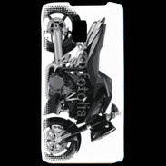 Coque LG P990 Tuning moto noire