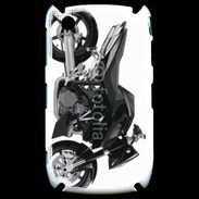 Coque Black Berry 8520 Tuning moto noire