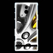Coque Sony Xperia P Jante étrier de frein jaune